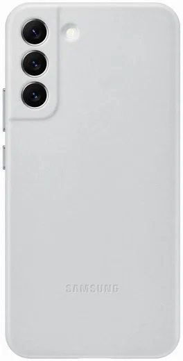 Origineel Samsung Galaxy S22 Plus Hoesje Leather Cover Grijs afbeelding 1