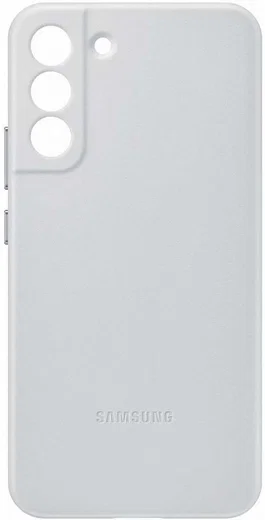 Origineel Samsung Galaxy S22 Plus Hoesje Leather Cover Grijs afbeelding 4