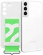 Origineel Samsung Galaxy S22 Plus Hoesje Silicone Cover met Band Wit afbeelding 7