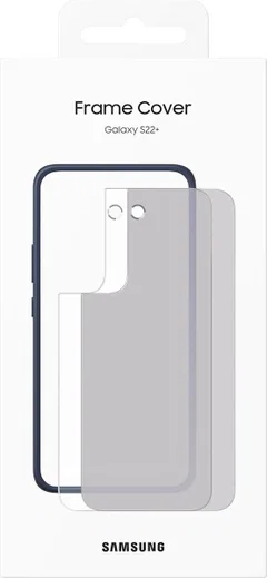 Origineel Samsung Galaxy S22 Plus Hoesje Frame Cover Blauw afbeelding 5
