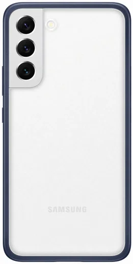 Origineel Samsung Galaxy S22 Plus Hoesje Frame Cover Blauw afbeelding 2