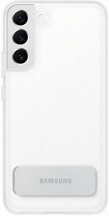 Origineel Samsung Galaxy S22 Plus Hoesje Standing Cover Transparant afbeelding 1