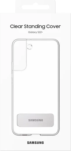 Origineel Samsung Galaxy S22 Plus Hoesje Standing Cover Transparant afbeelding 10
