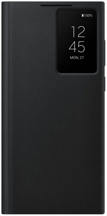 Origineel Samsung S22 Ultra Hoesje Smart Clear View Cover Zwart afbeelding 1
