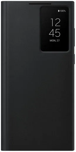 Origineel Samsung S22 Ultra Hoesje Smart Clear View Cover Zwart afbeelding 1