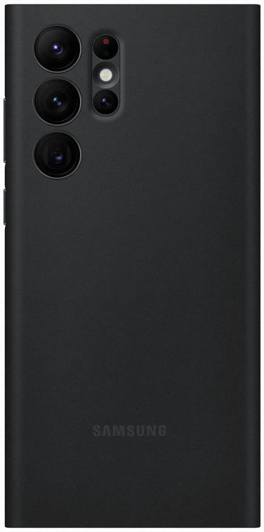Origineel Samsung S22 Ultra Hoesje Smart Clear View Cover Zwart afbeelding 6