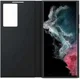 Origineel Samsung S22 Ultra Hoesje Smart Clear View Cover Zwart afbeelding 3