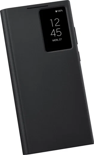 Origineel Samsung S22 Ultra Hoesje Smart Clear View Cover Zwart afbeelding 5