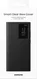 Origineel Samsung S22 Ultra Hoesje Smart Clear View Cover Zwart afbeelding 8