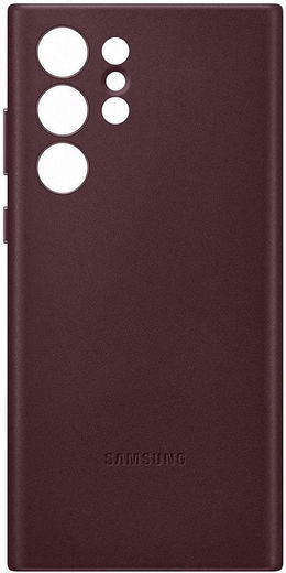 Origineel Samsung Galaxy S22 Ultra Hoesje Silicone Cover Burgundy afbeelding 3