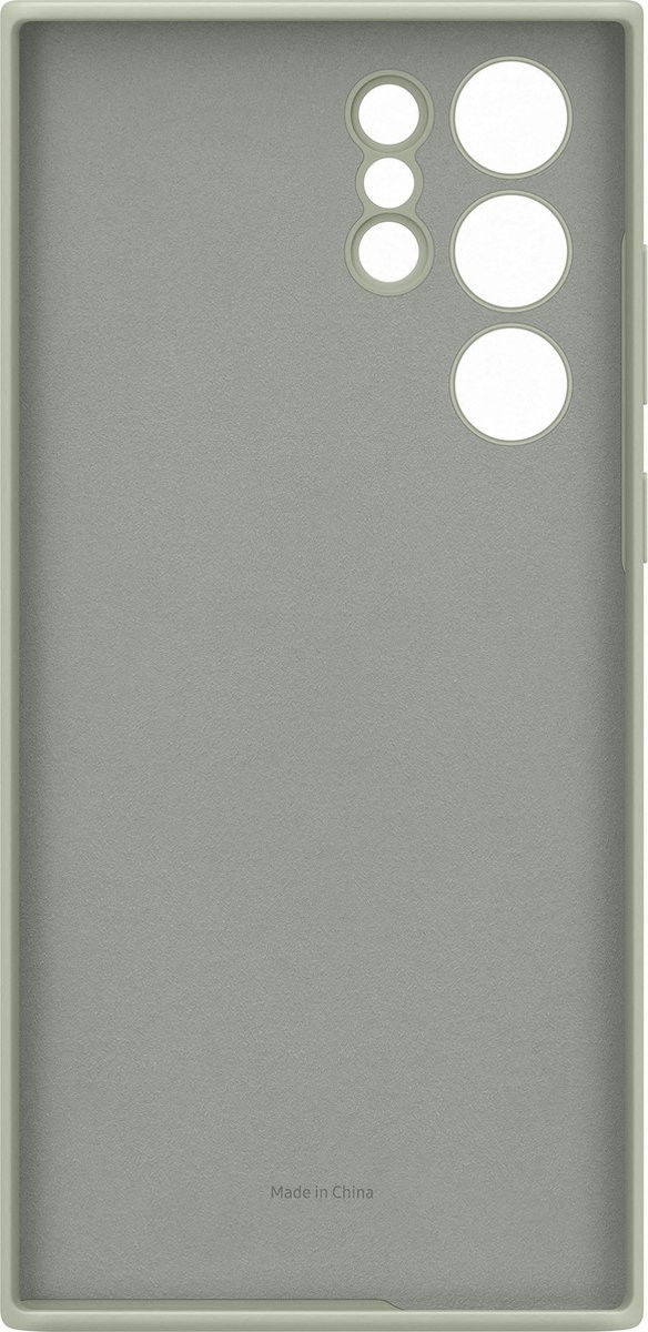 Origineel Samsung Galaxy S22 Ultra Hoesje Silicone Cover Groen afbeelding 4