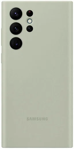 Origineel Samsung Galaxy S22 Ultra Hoesje Silicone Cover Groen afbeelding 1