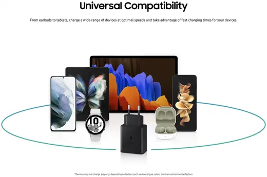 Originele Samsung 45W Power Adapter met USB-C Kabel 1.8 Meter 5A Zwart afbeelding 4