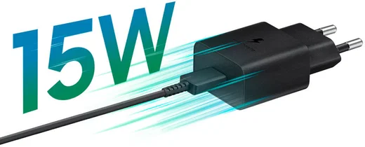 Originele Samsung 15W Power Adapter met USB-C Kabel 1 Meter 3A Zwart afbeelding 3