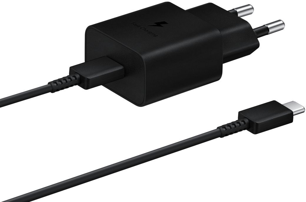 Originele Samsung 15W Power Adapter met USB-C Kabel 1 Meter 3A Zwart afbeelding 1