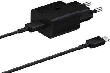 Originele Samsung 15W Power Adapter met USB-C Kabel 1 Meter 3A Zwart