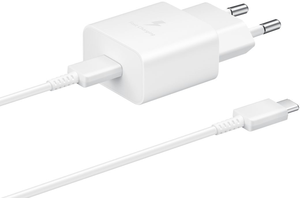 Originele Samsung 15W Power Adapter met USB-C Kabel 1 Meter 3A Wit afbeelding 1