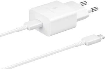 Originele Samsung 15W Power Adapter met USB-C Kabel 1 Meter 3A Wit