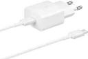 Originele Samsung 15W Power Adapter met USB-C Kabel 1 Meter 3A Wit