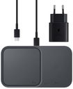 Originele Samsung Wireless Charger Duo Pad 15W + Adapter 25W Grijs
