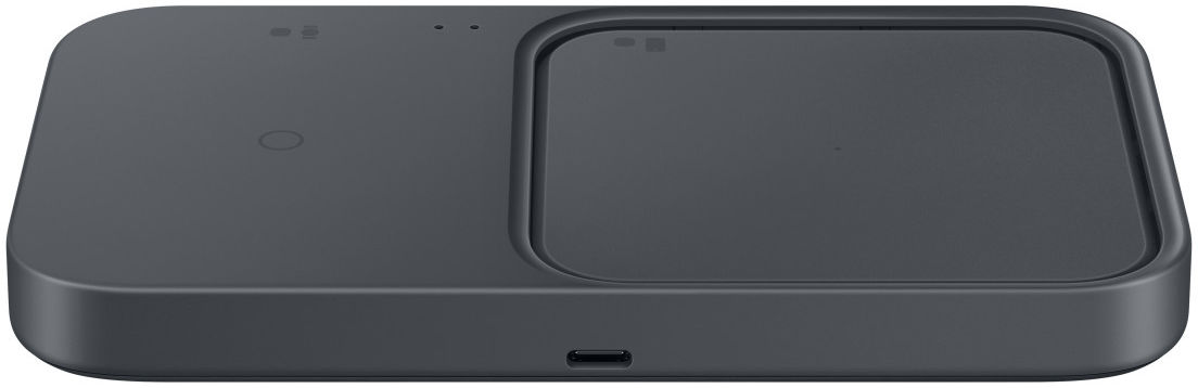 Originele Samsung Wireless Charger Duo 15W Smartphone/Buds/Watch Grijs afbeelding 6