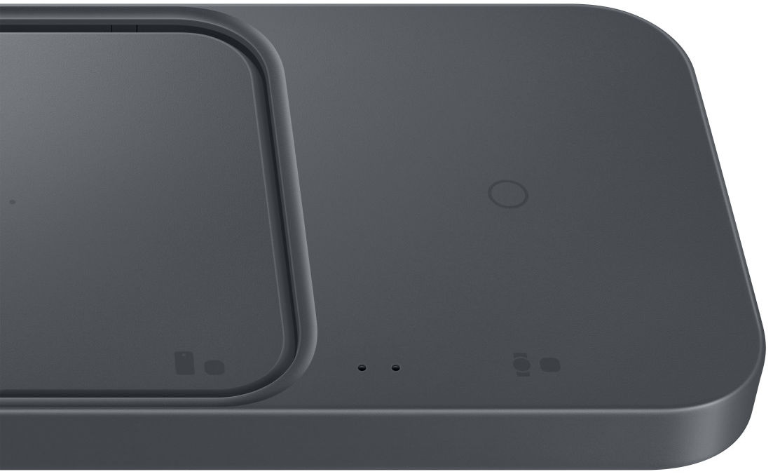 Originele Samsung Wireless Charger Duo 15W Smartphone/Buds/Watch Grijs afbeelding 7