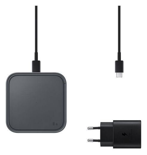 Originele Samsung Wireless Charger 15W Fast Charge + Adapter 25W Grijs afbeelding 7