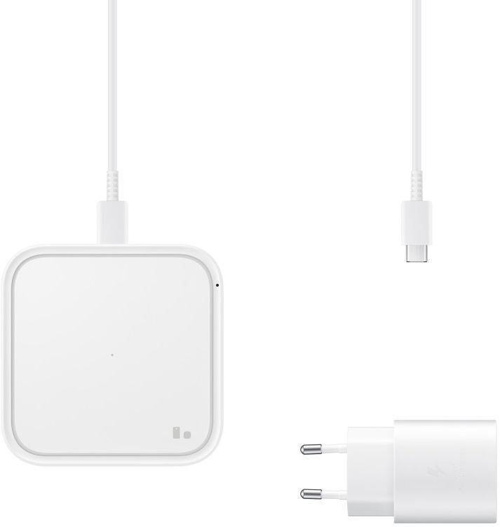 Originele Samsung Wireless Charger 15W Fast Charge + Adapter 25W Wit afbeelding 7