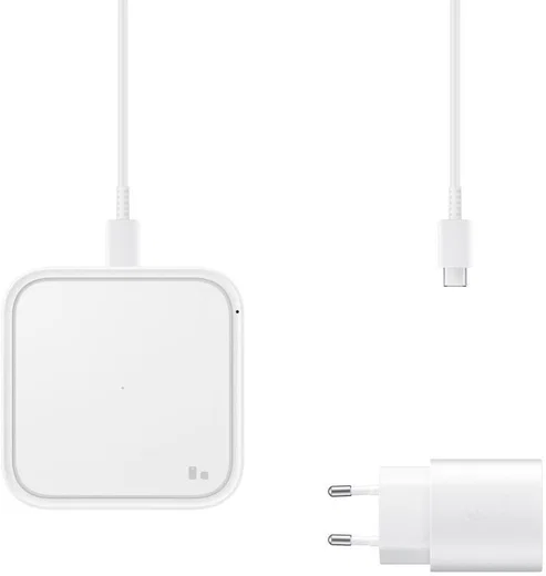 Originele Samsung Wireless Charger 15W Fast Charge + Adapter 25W Wit afbeelding 7