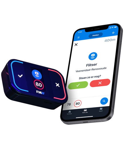 Flitsmeister TWO Waarschuwingsmelder (incl. 1 jaar Flitsmeister Pro) afbeelding 1