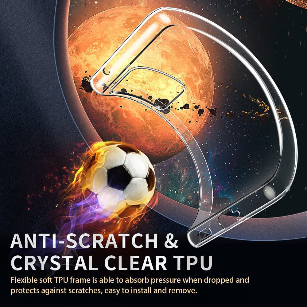 Samsung Galaxy A33 Hoesje Dun TPU Back Cover Transparant afbeelding 4