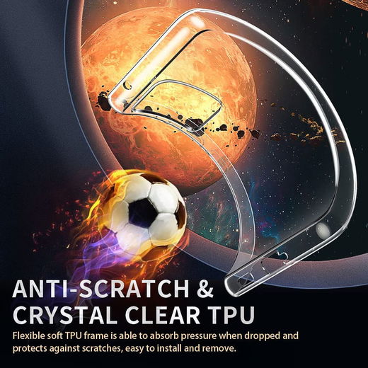 Samsung Galaxy A33 Hoesje Dun TPU Back Cover Transparant afbeelding 4