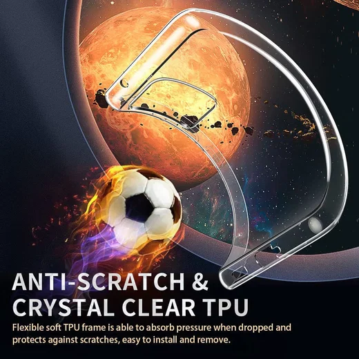 Samsung Galaxy A53 Hoesje Dun TPU Back Cover Transparant afbeelding 4