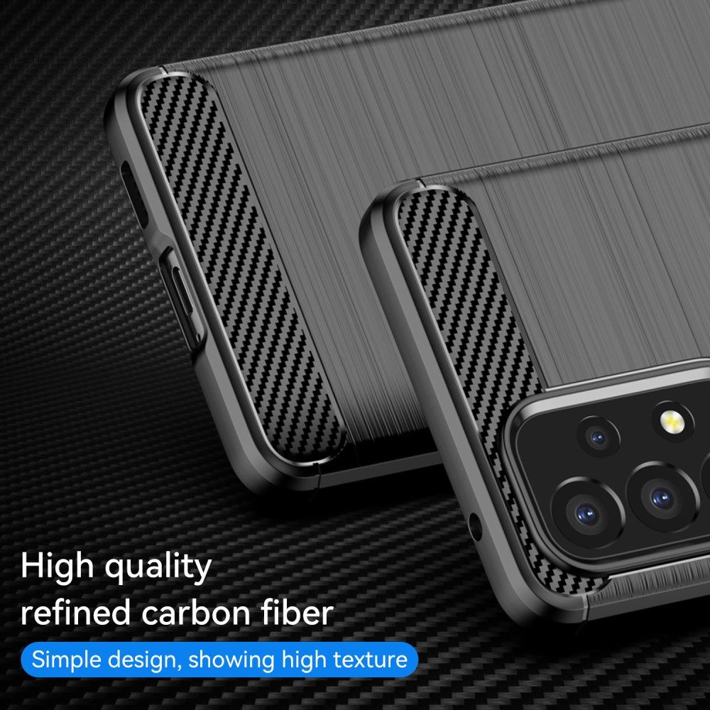 Samsung Galaxy A53 Hoesje Geborsteld TPU Back Cover Zwart afbeelding 6