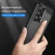 Samsung Galaxy A53 Hoesje Geborsteld TPU Back Cover Zwart afbeelding 2