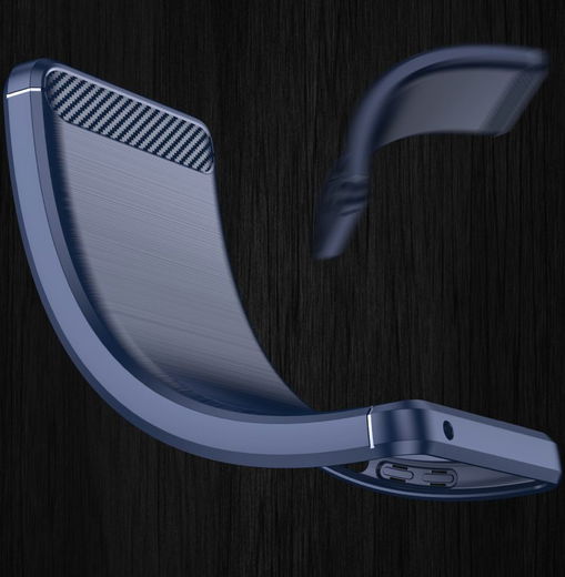 Samsung Galaxy A53 Hoesje Geborsteld TPU Back Cover Blauw afbeelding 9