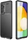 Samsung Galaxy A73 5G Hoesje Siliconen Carbon TPU Back Cover Zwart afbeelding 12