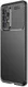Samsung Galaxy A73 5G Hoesje Siliconen Carbon TPU Back Cover Zwart afbeelding 1