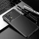 Samsung Galaxy A73 5G Hoesje Siliconen Carbon TPU Back Cover Zwart afbeelding 5