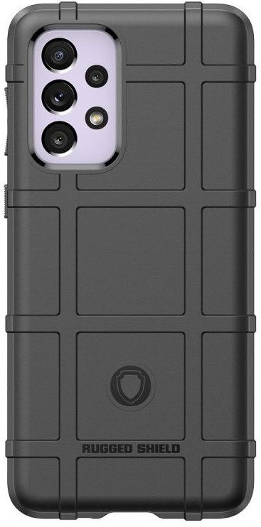 Samsung Galaxy A33 Shock Proof Rugged Shield Back Cover Zwart afbeelding 2
