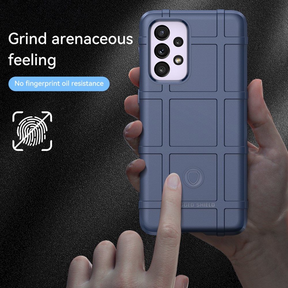 Samsung Galaxy A33 Shock Proof Rugged Shield Back Cover Blauw afbeelding 6
