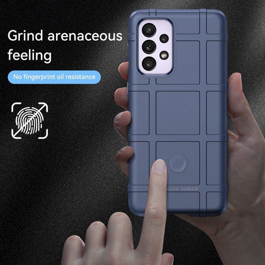 Samsung Galaxy A33 Shock Proof Rugged Shield Back Cover Blauw afbeelding 6