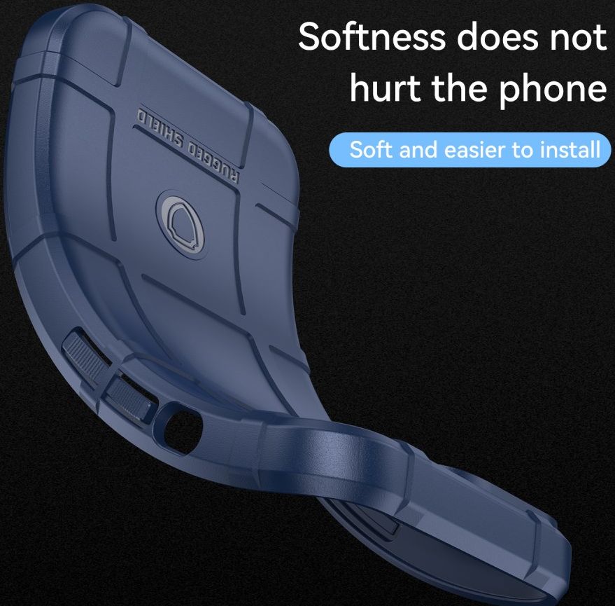 Samsung Galaxy A33 Shock Proof Rugged Shield Back Cover Blauw afbeelding 8