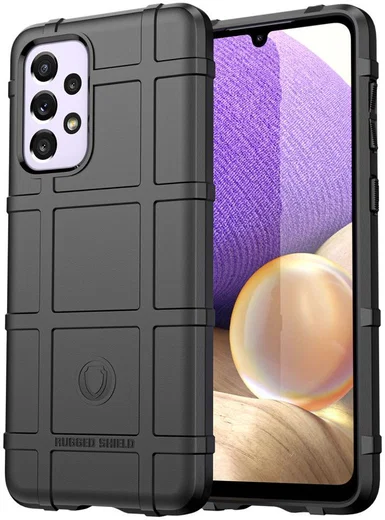 Samsung Galaxy A53 Shock Proof Rugged Shield Back Cover Zwart afbeelding 1