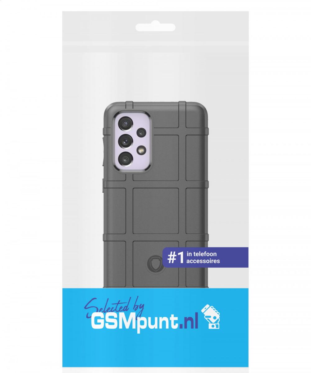 Samsung Galaxy A53 Shock Proof Rugged Shield Back Cover Zwart afbeelding 10