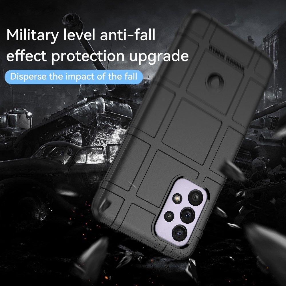 Samsung Galaxy A53 Shock Proof Rugged Shield Back Cover Zwart afbeelding 3