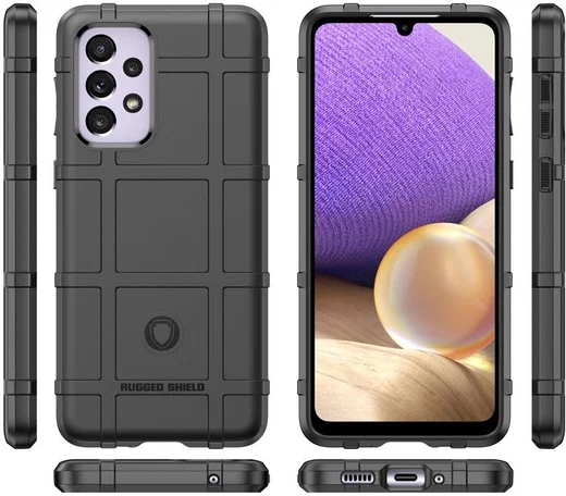 Samsung Galaxy A53 Shock Proof Rugged Shield Back Cover Zwart afbeelding 9
