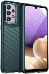 Samsung Galaxy A33 Hoesje TPU Thunder Design Back Cover Groen afbeelding