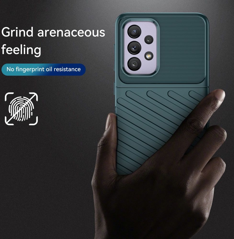 Samsung Galaxy A33 Hoesje TPU Thunder Design Back Cover Groen afbeelding 6