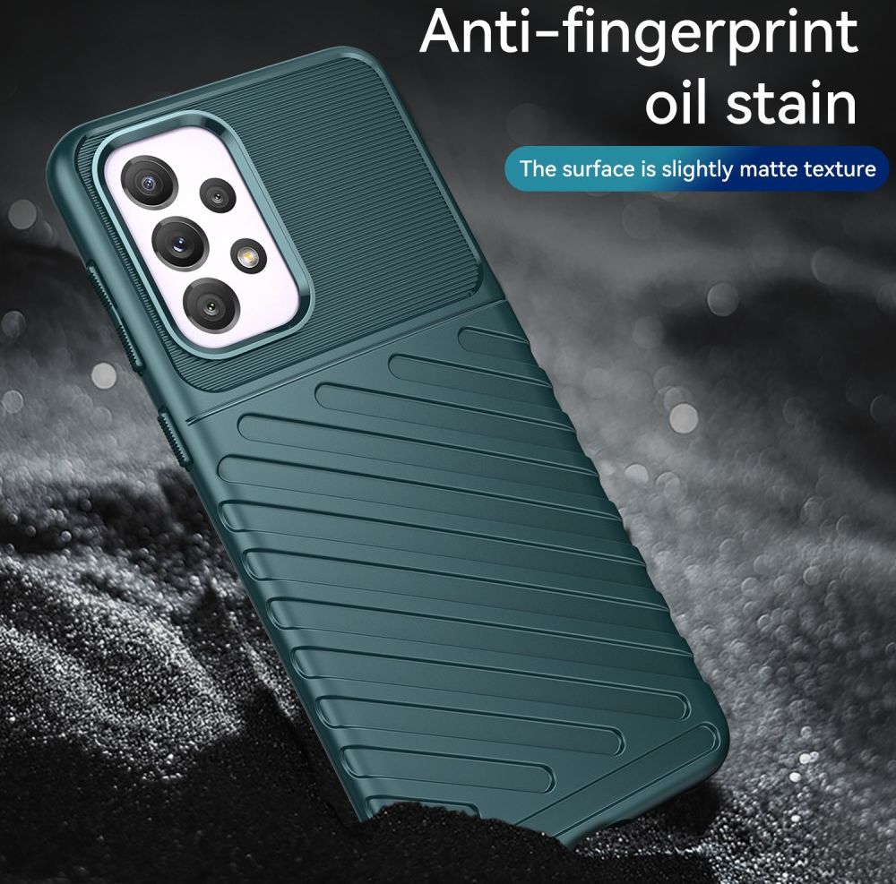 Samsung Galaxy A33 Hoesje TPU Thunder Design Back Cover Groen afbeelding 7